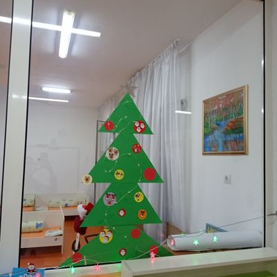 Зимна украса в 72 ДГ - 2022 г.
