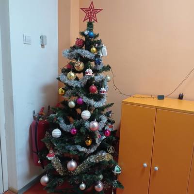 Зимна украса в 72 ДГ - 2022 г.
