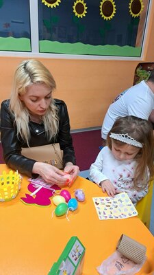 Великденска работилница с родители в II 