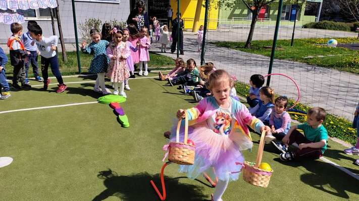 Великденски спортни игри в 72 ДГ