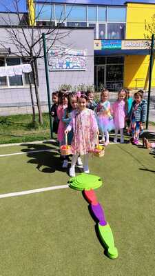 Великденски спортни игри в 72 ДГ