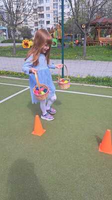 Великденски спортни игри в 72 ДГ
