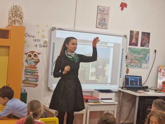 Вълнуваща среща с професията стюардеса в IV Б група