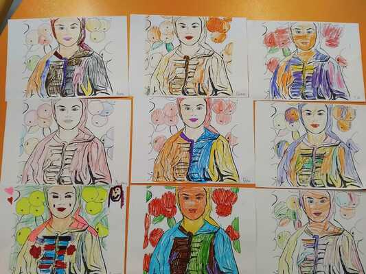 На 3 ноември децата от 72 ДГ отбелязаха Деня на българския художник