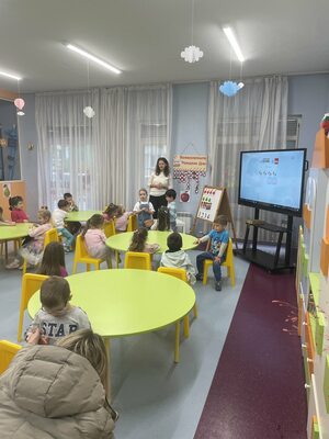 Открита педагогическа ситуация на децата от втора Б гр. 