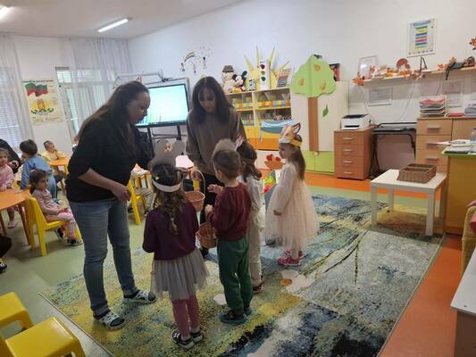 Открита педагогическа ситуация на децата от втора А гр. 