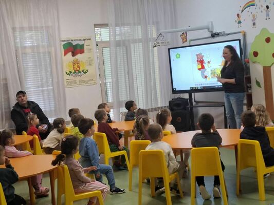 Открита педагогическа ситуация на децата от втора А гр. 