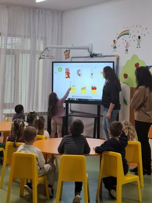 Открита педагогическа ситуация на децата от втора А гр. 