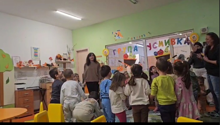 Открита педагогическа ситуация на децата от втора А гр. 