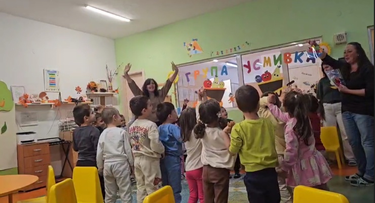 Открита педагогическа ситуация на децата от втора А гр. 