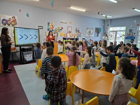 Открита педагогическа ситуация на децата от четвърта А гр. 