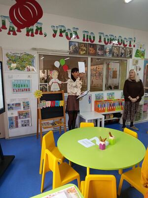 Открита педагогическа ситуация на децата от трета 