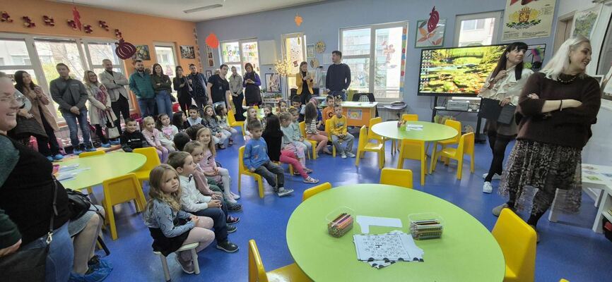 Открита педагогическа ситуация на децата от трета 