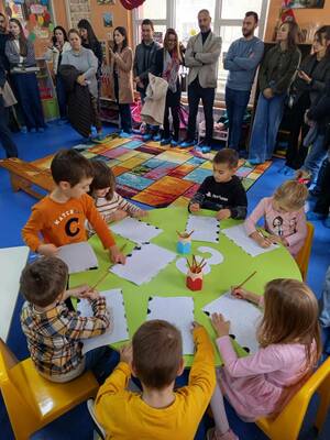 Открита педагогическа ситуация на децата от трета 