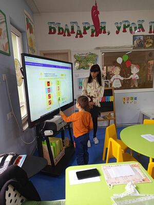 Открита педагогическа ситуация на децата от трета 